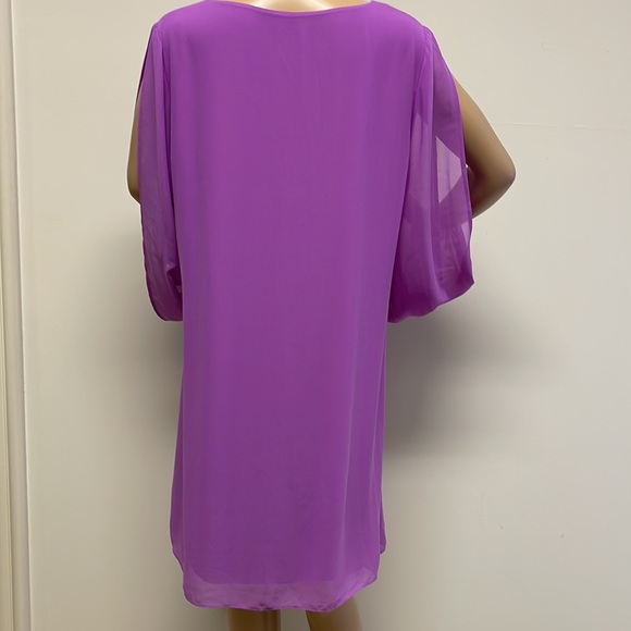 Gianni Bini Long Opened Sleeved Swing Style Short Dress - Picture 7 of 13